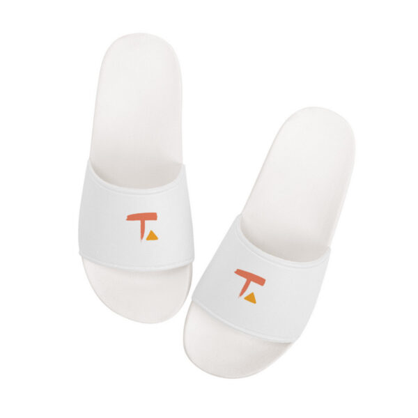 Angled perspective of both Tamalpais slides positioned in a criss-cross display.