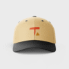 Front view of Tamalpais yellow cap with its logo