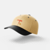 Side view of Tamalpais yellow cap with its logo