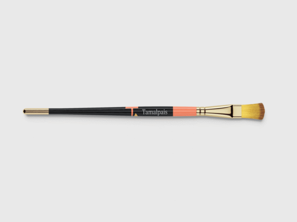 Tamalpais brush medium flow with black and orange handle